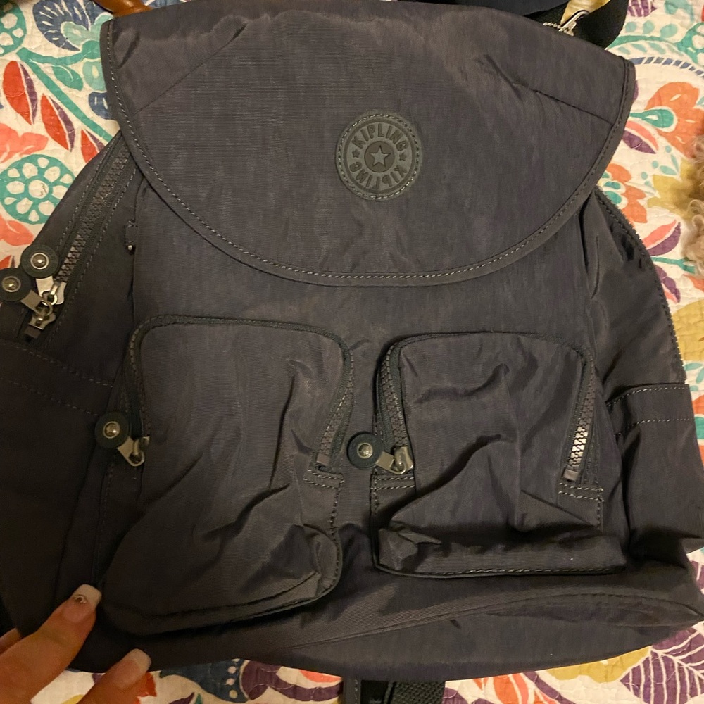 Kipling backpack purse navy blue